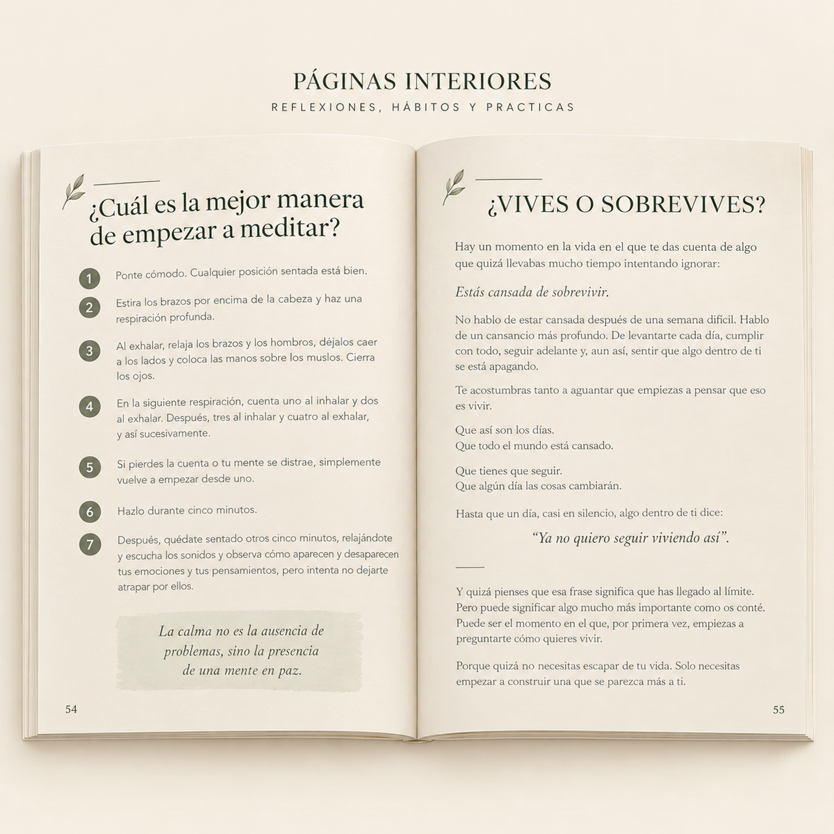 Libro: Cómo vivir en PAZ 🕊️